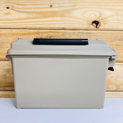 American Bison Flag Ammo Can - Tan