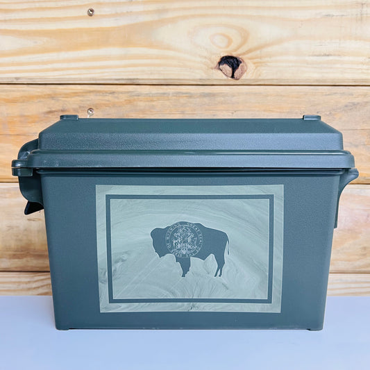 Wyoming State Flag Ammo Can