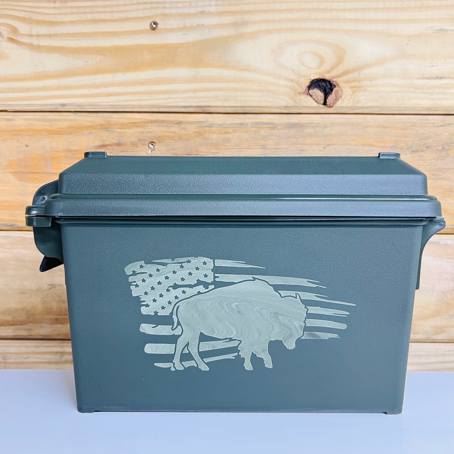 American Bison Flag Ammo Can