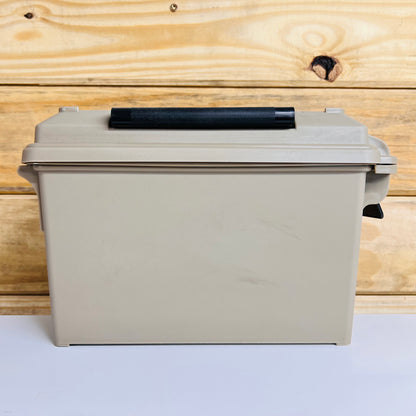 C-130 Hercules American Flag Ammo Can - Tan