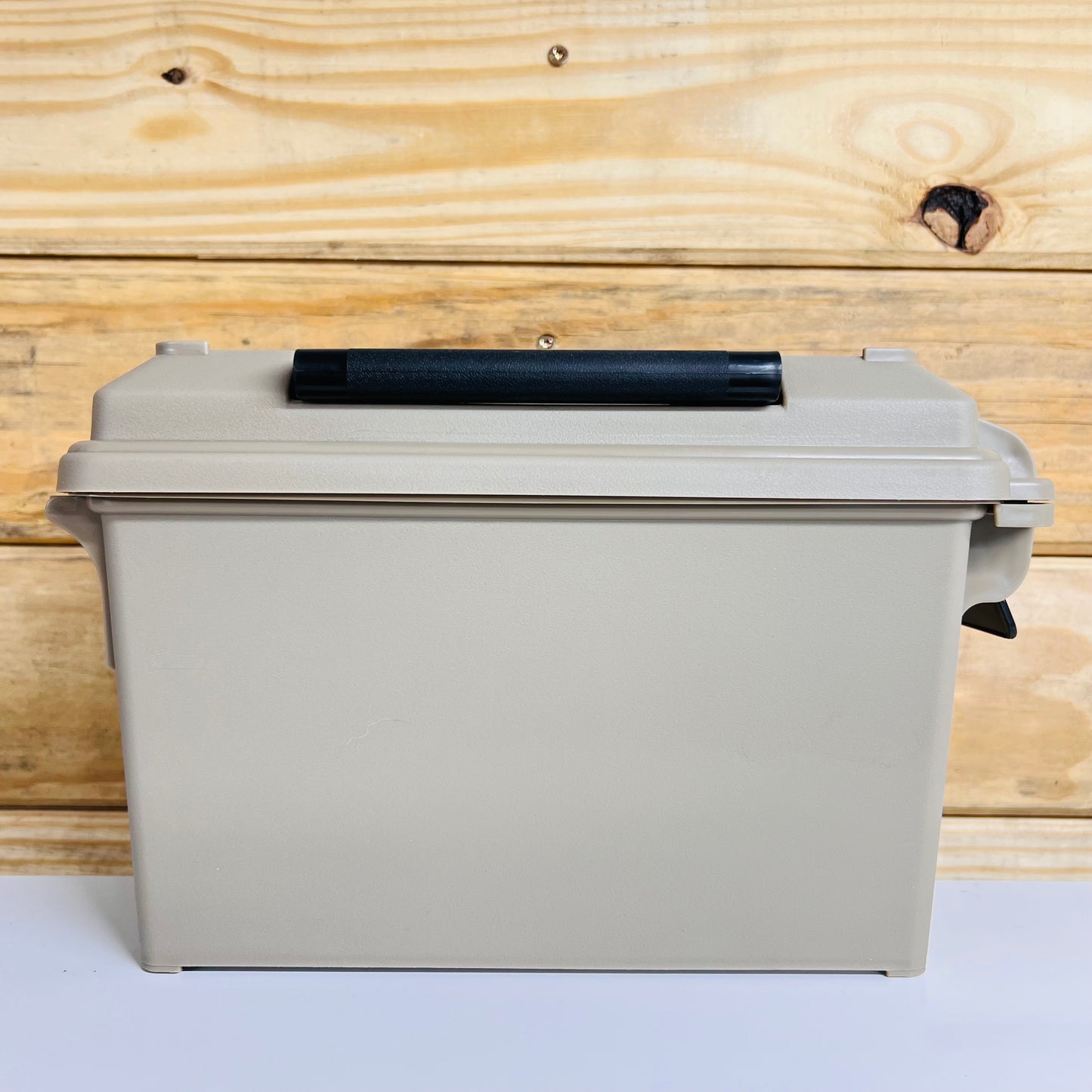 Fly Fishing Trout Ammo Can - Tan