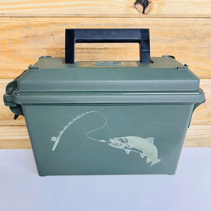 Fly Fishing Trout Ammo Can