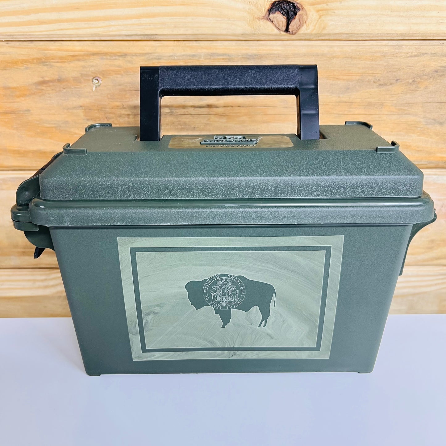 Wyoming State Flag Ammo Can