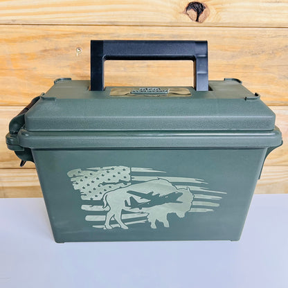 C130 Hercules American Flag Ammo Can