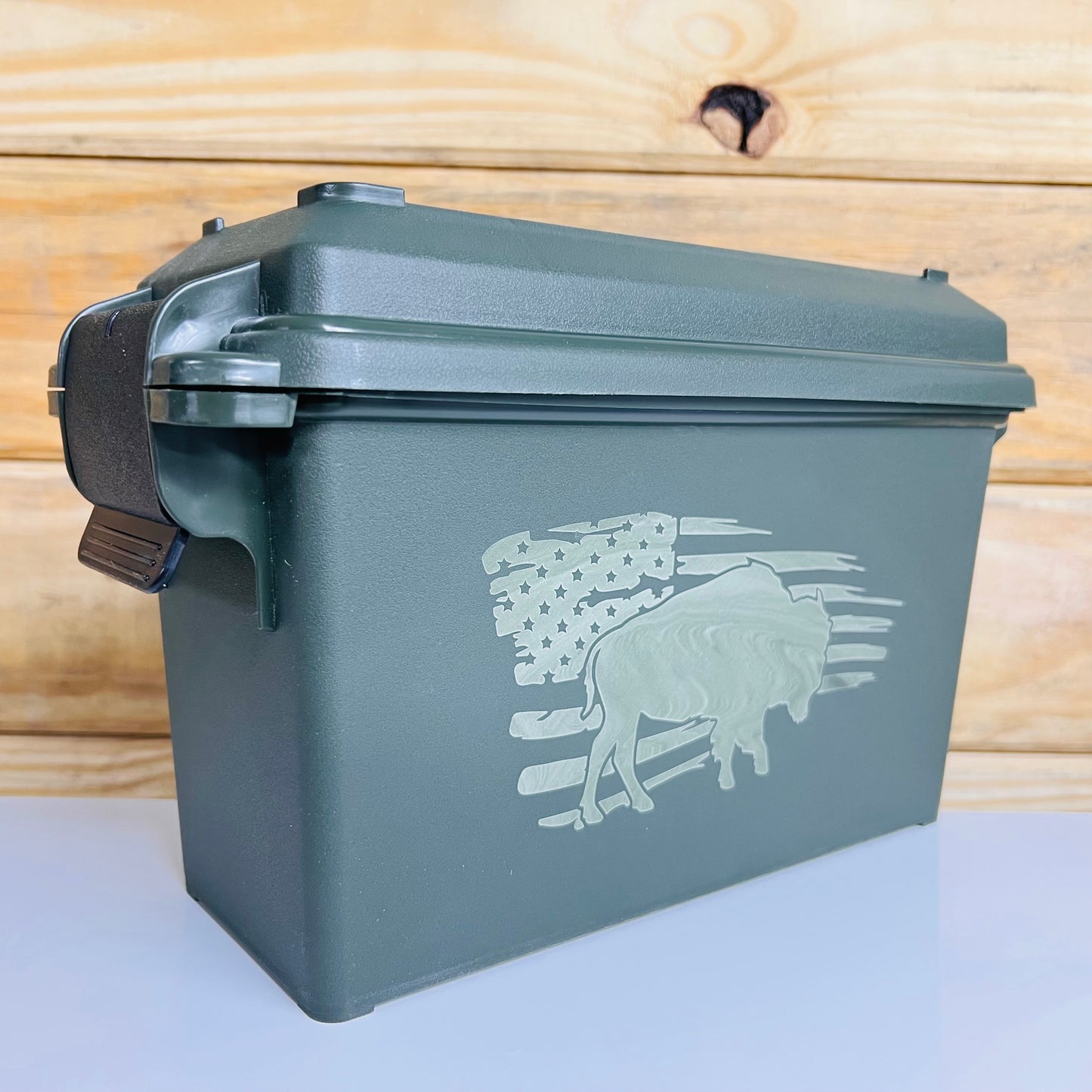 American Bison Flag Ammo Can