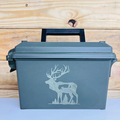 Elk in the Wilderness Ammo Can