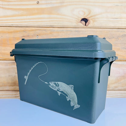Fly Fishing Trout Ammo Can